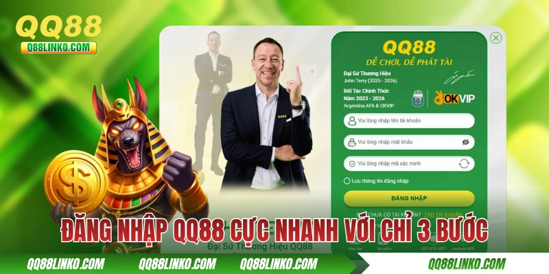 Đăng Nhập QQ88 Để Truy Cập Vào Tài Khoản Trong 1 Nốt Nhạc 2 Đăng nhập QQ88 cực nhanh với chỉ 3 bước